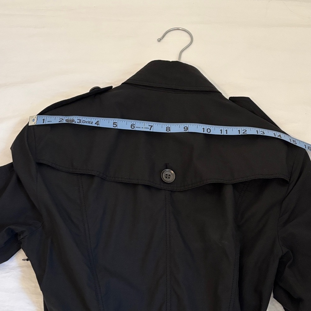 Burberry Brit Black Trench Double-Breasted Mini Dress size US 4 - Picture 11 of 14